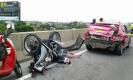 สารวัตรซิ่ง จยย.ชนท้ายแท็กซี่ ดับคาโทลเวย์